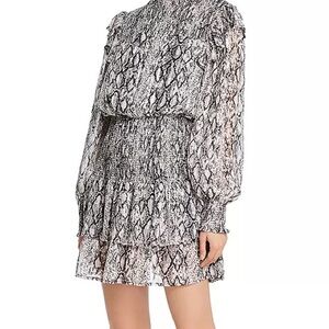 English Factory Snake Print Dress